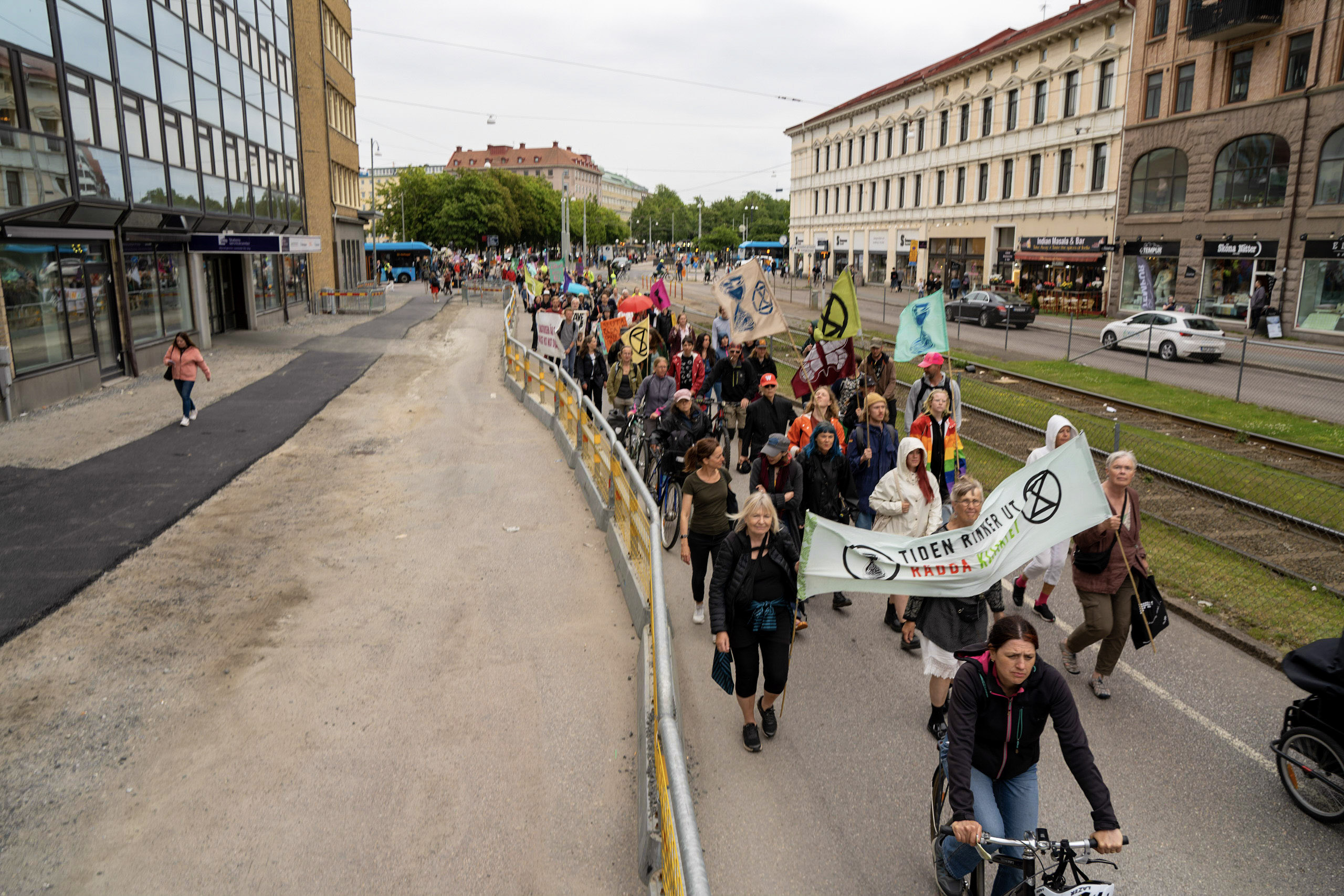 Avmarsch sedd ovanifrån