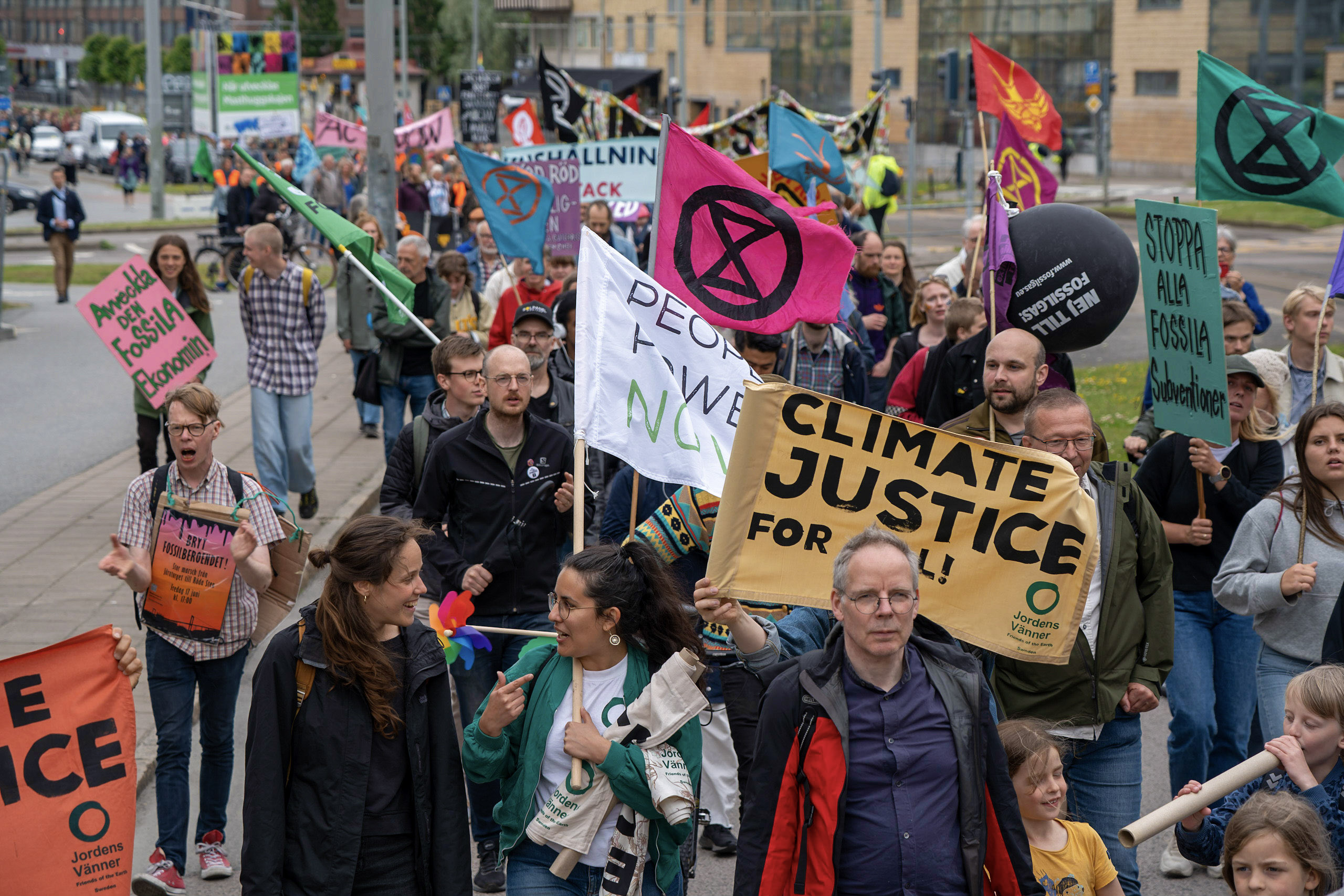 Inför Stigbergsbacken — mitten av marschen