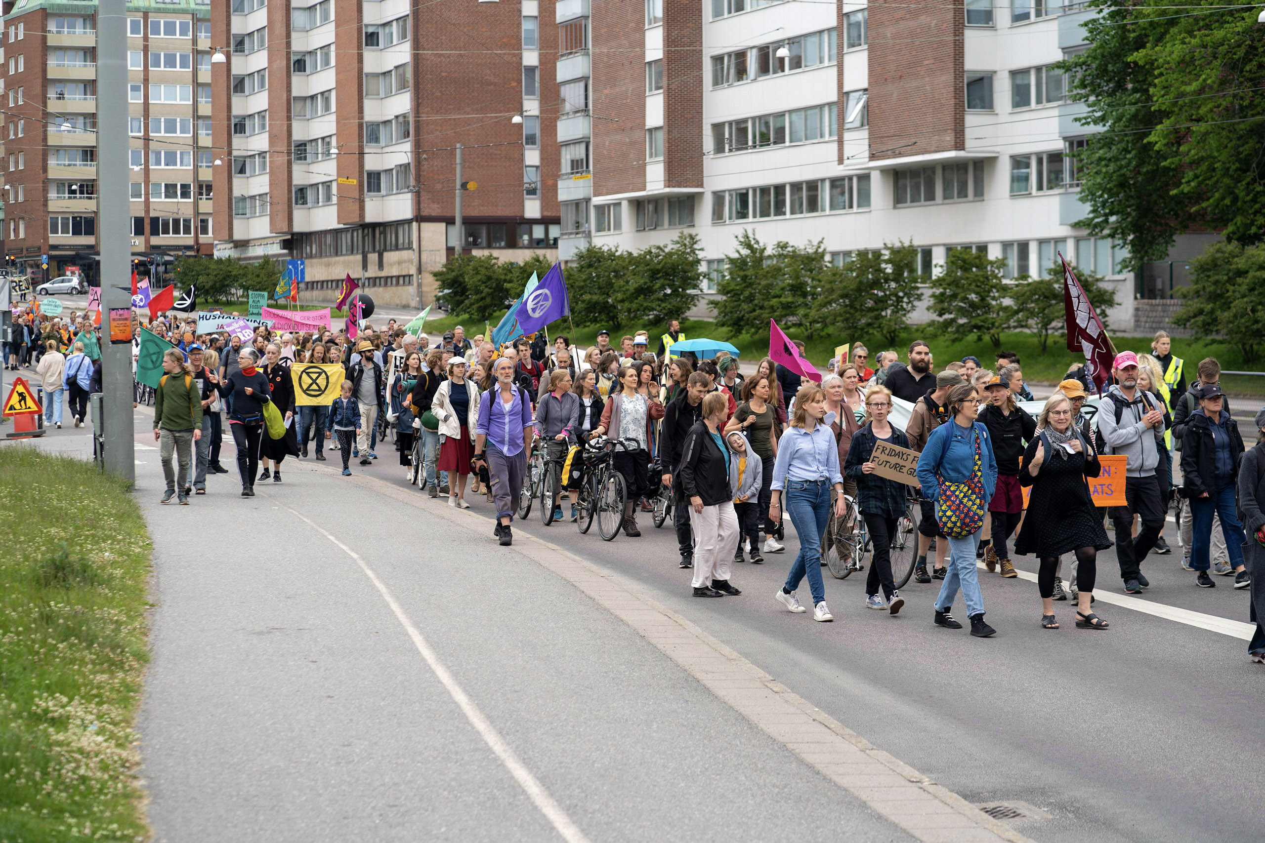 Jägerdorfsplatsen — mitten av marschen