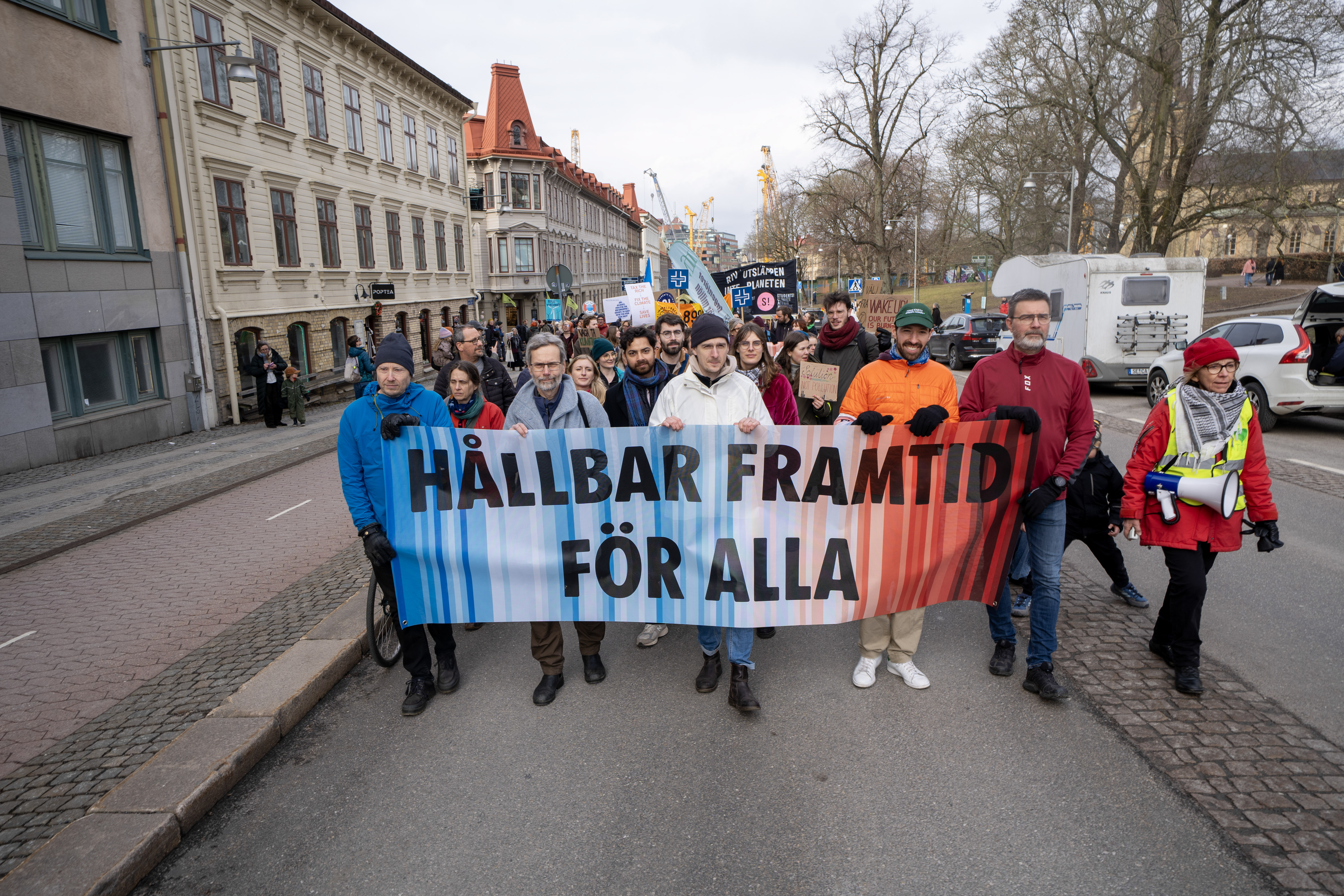 Fronten nära Östra Skansgatan