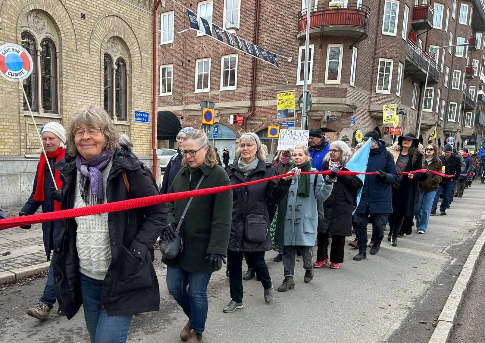 Avmarsch från Järntorget