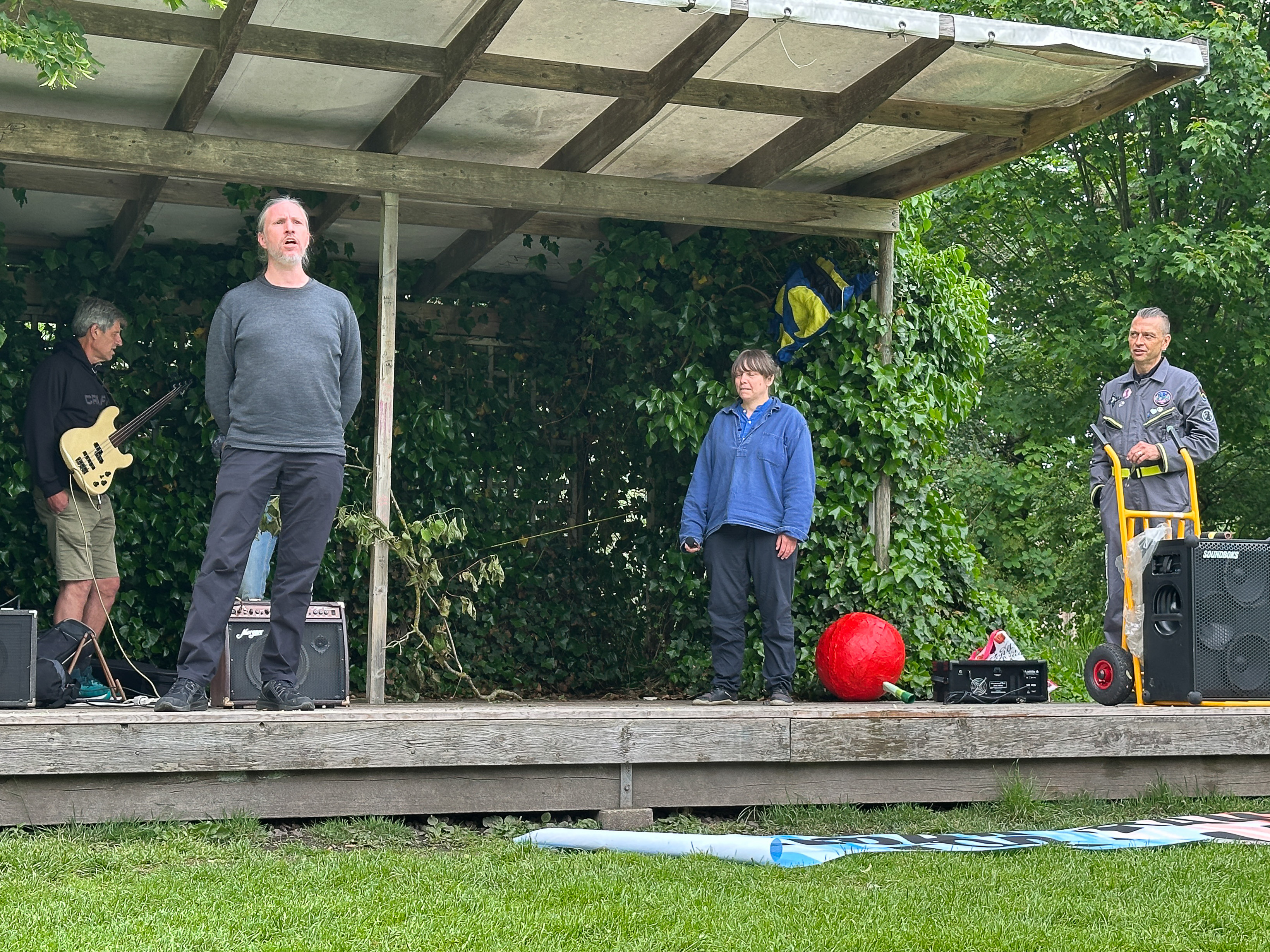 Picknick vid Trädgårdsföreningen