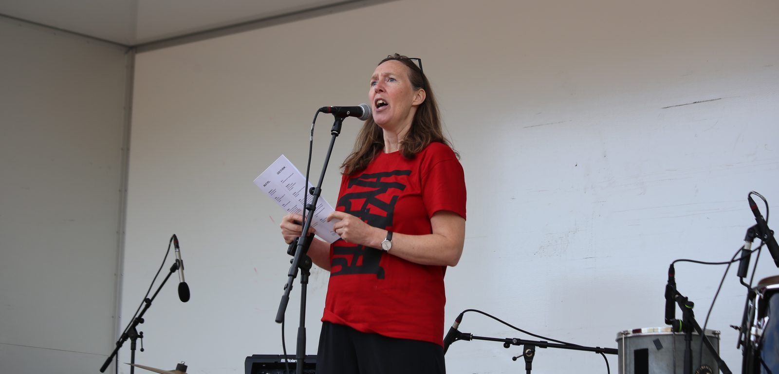 Jonna Bornemark, filosof, talar. Foto: Abigail Hartshorn