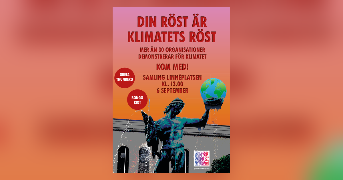 Klimatmarsch Göteborg 2026 – Tre marscher mot valet